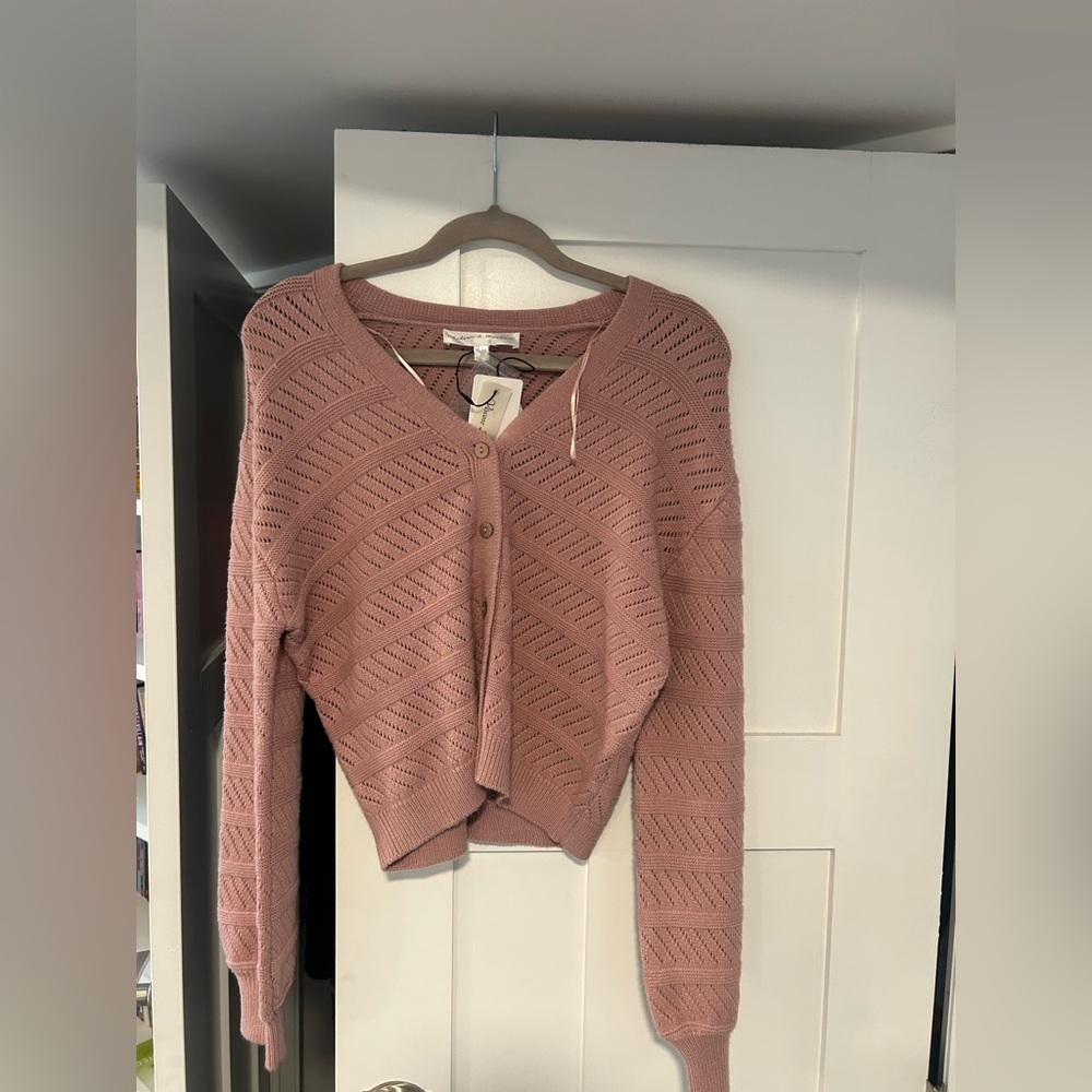 Chelsea & Theodore Dusty Pink Cardigan